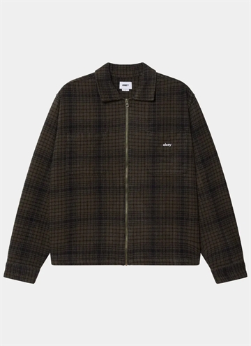 Obey Parker Zip Shirt Jakke